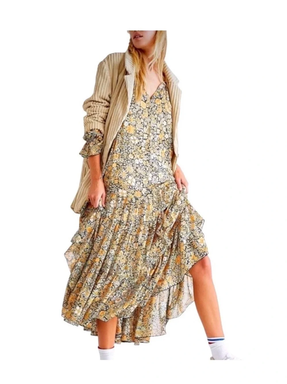 Free People lightweight tiered